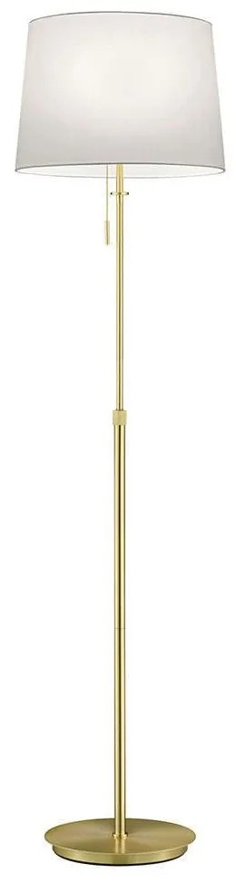 Φωτιστικό Δαπέδου Lyon 409100308 D46x138 - 180cm Brass Trio Lighting Metal, Fabric