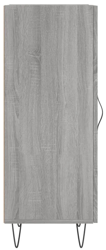 vidaXL Ντουλάπι Γκρι Sonoma 34,5x34x90 εκ. από Επεξεργασμένο Ξύλο
