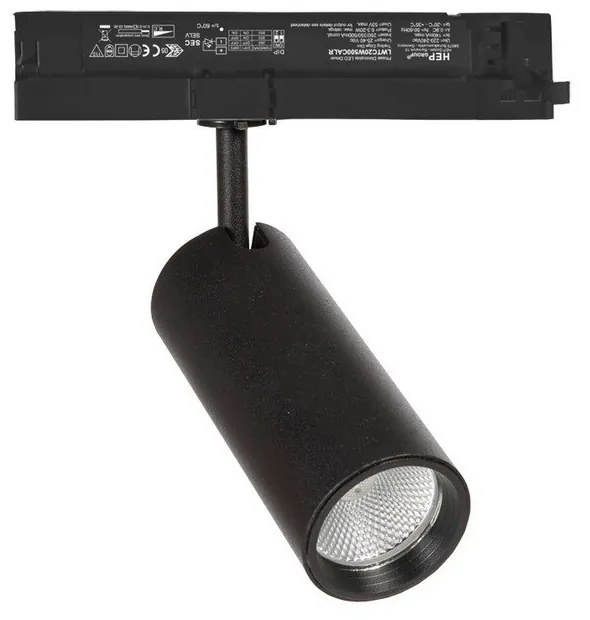 Σποτ Ράγας VK/04350/TR/D/B/40/940 Dimmable 220-240V Led 16.0W 4000K 2.167lm 40° IP20 Black VKLed