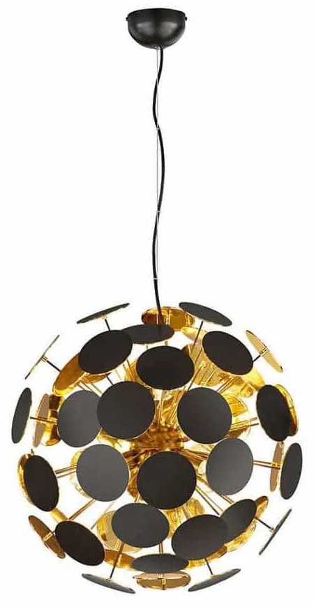 Φωτιστικό Οροφής Discalgo 309900632 Black Trio Lighting Metal, Plastic