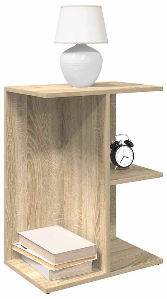 Κομοδίνα 2 τεμ. Sonoma Δρυς 46,5x29x61 εκ. Επεξεργασμένο Ξύλο