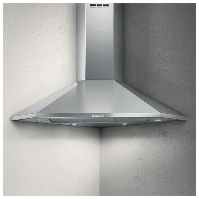 Elica Acuta IX/F/100 Απορροφητήρας Καμινάδα Γωνιακός 100cm Inox