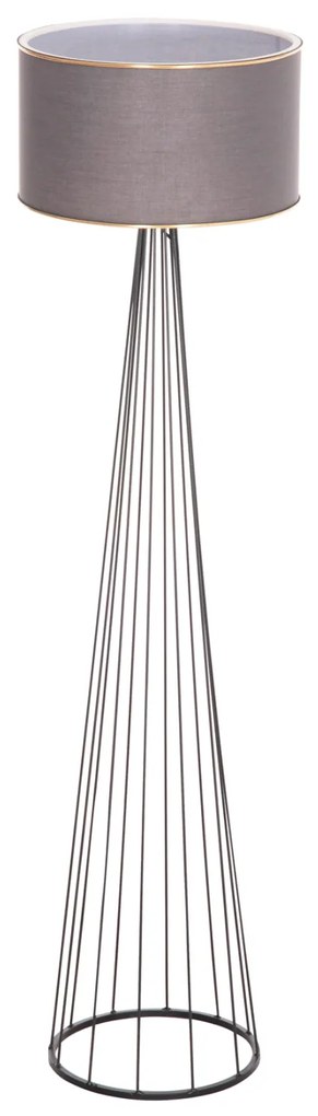 ΦΩΤΙΣΤΙΚΟ ΔΑΠΕΔΟΥ ΜΕΤΑΛΛΙΚΟ ΓΚΡΙ HM7581.01 Φ38x144 εκ.