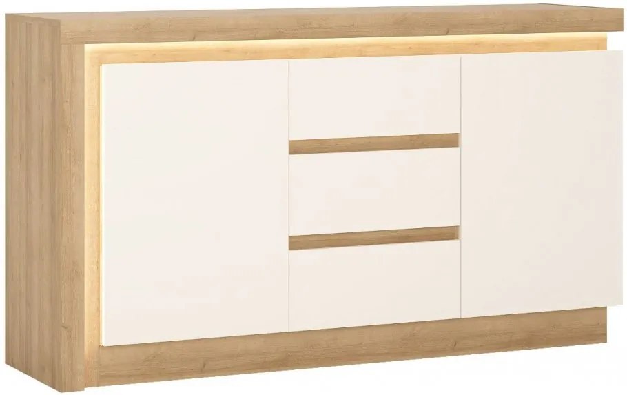 Μπουφές Lynx 2D3S-Fusiko-Leuko - 157.60Χ42.00Χ89.10cm