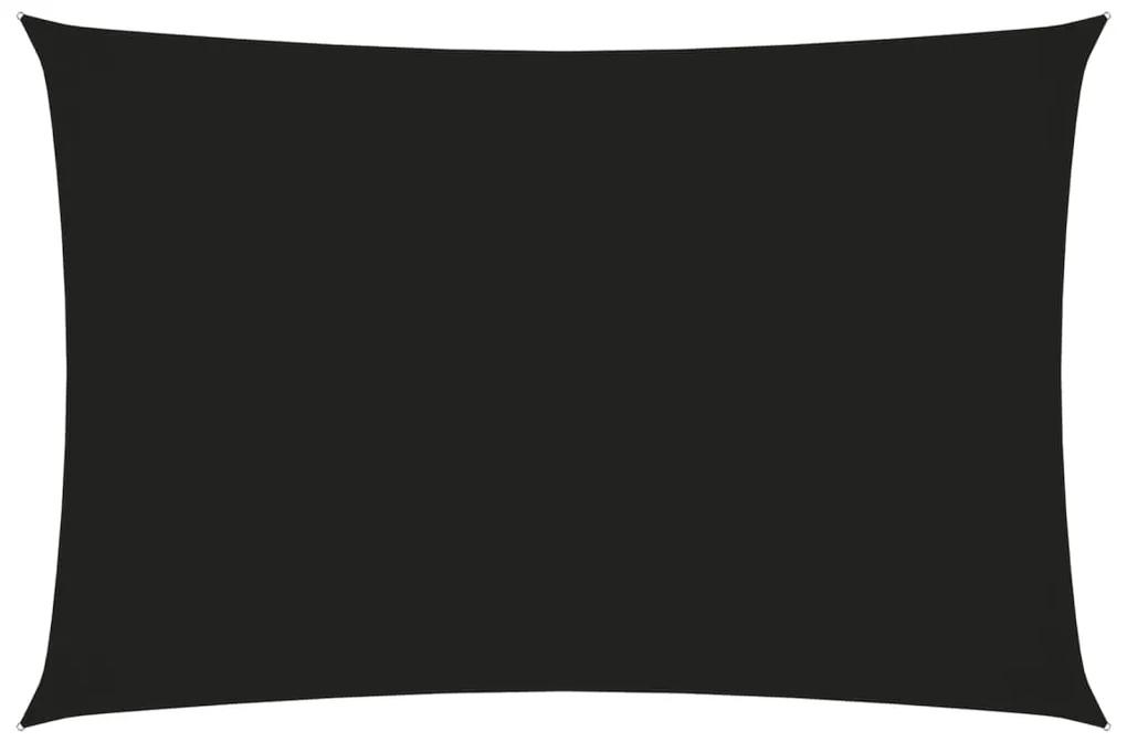 vidaXL Πανί Σκίασης Ορθογώνιο Μαύρο 2 x 4 μ. από Ύφασμα Oxford