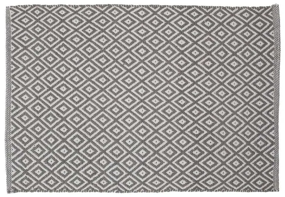 Πατάκι Μπάνιου 60x90cm Cotton Sealskin Trellis Grey 294213614