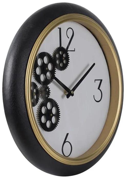 Artekko Ziut Μεταλλικό Μαύρο Ρολόι Τοίχου 40cm