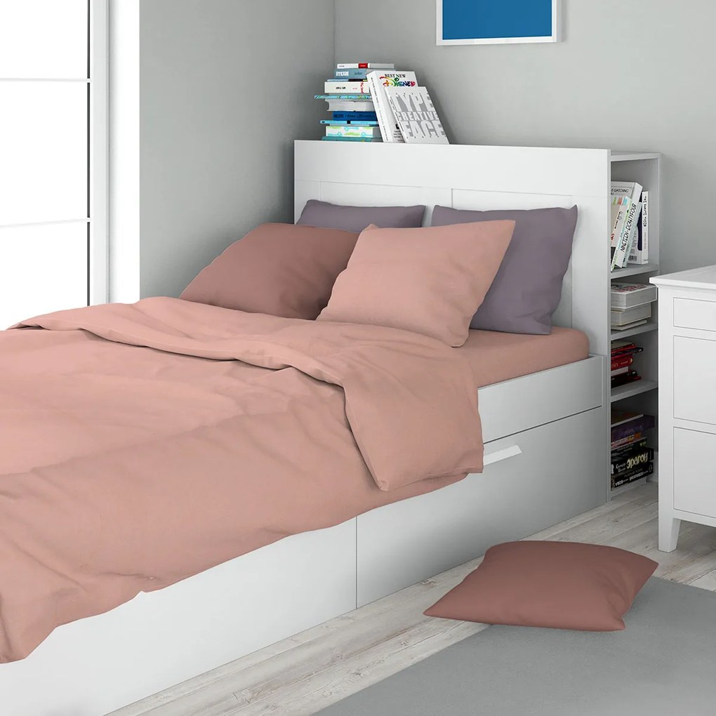 Σεντόνια Μονά (Σετ 3τμχ) Dimcol Solid Σάπιο Μήλο