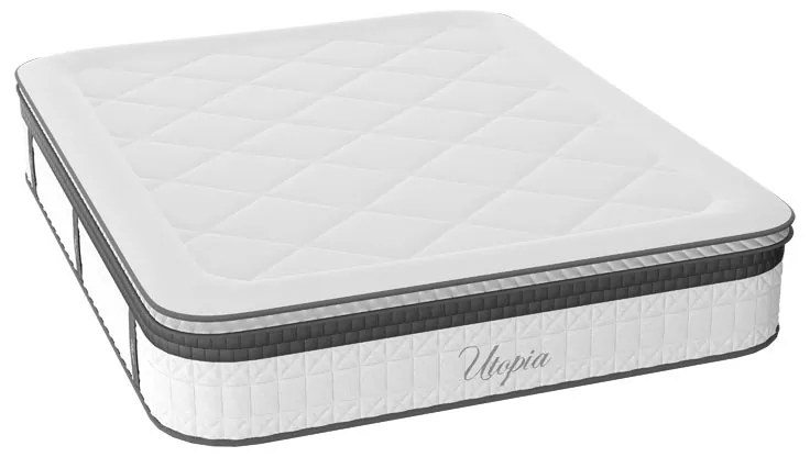 Στρώμα Utopia pakoworld pocket spring με ανώστρωμα 30-32cm 150x200εκ