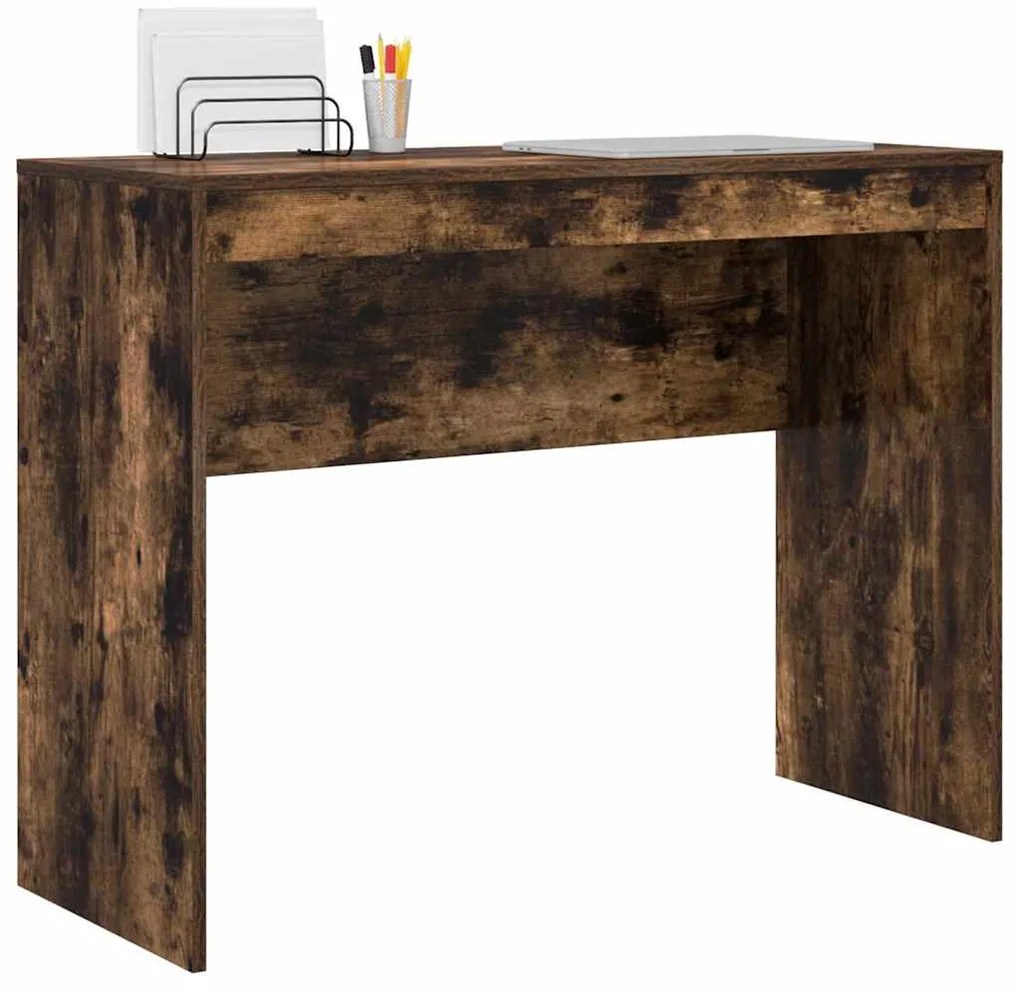 vidaXL Γραφείο Καπνιστή δρυς 100 x 40 x 76 εκ. Επεξεργασμένο ξύλο