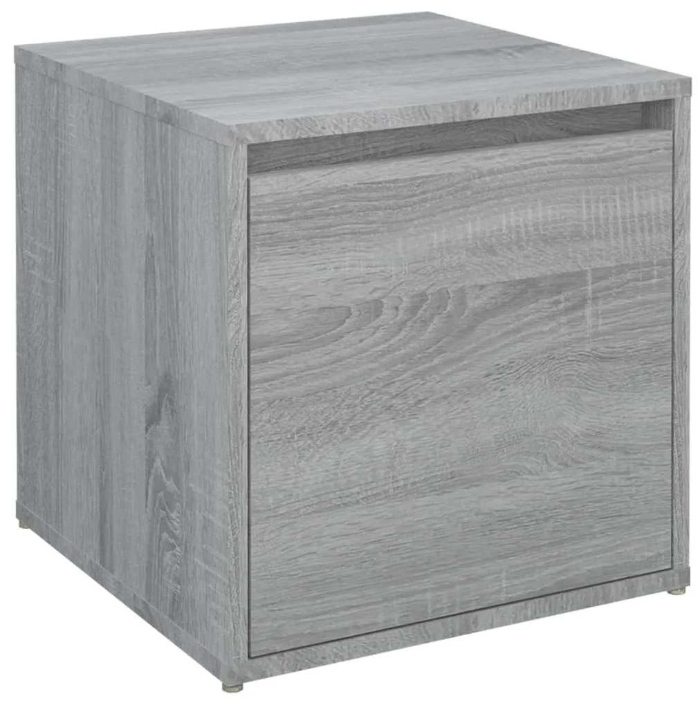 vidaXL Κουτί με Συρτάρι Γκρι Sonoma 40,5x40x40 εκ. Επεξεργασμένο Ξύλο