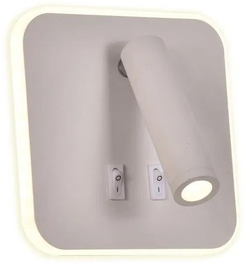 Απλίκα Φωτιστικό Τοίχου Led Λευκό Iris2 145-22051 Eurolamp-145-22051-Λευκό 145-22051
