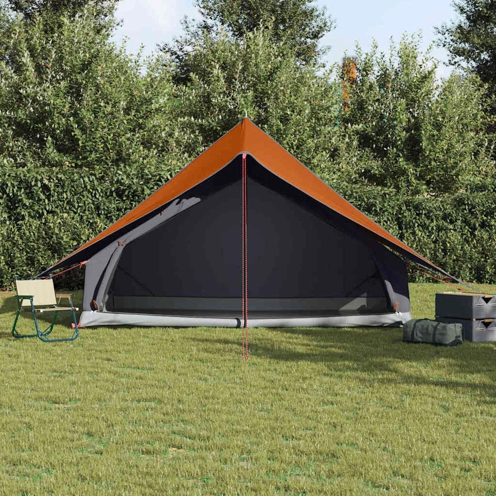 vidaXL Σκηνές Γκρι και πορτοκαλί 315 x 330 x 200 εκ Πολυεστέρας