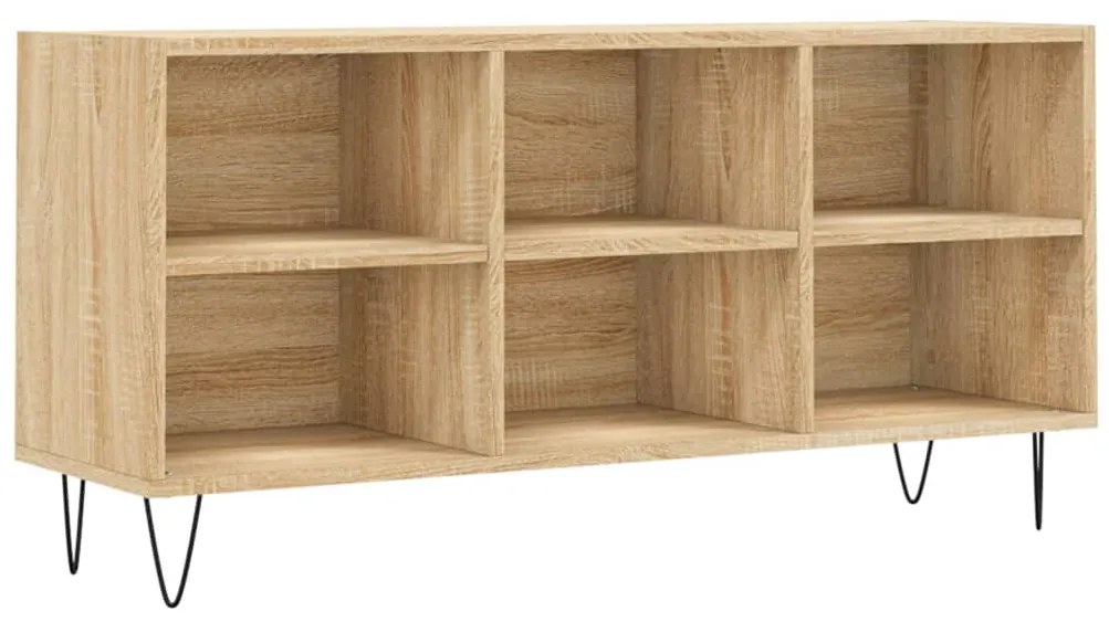 vidaXL Έπιπλο Τηλεόρασης Sonoma Δρυς 103,5 x 30 x 50 εκ. Επεξεργ. Ξύλο