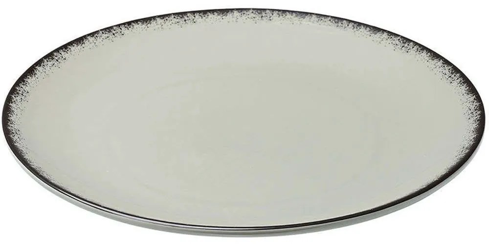Πιάτο Ρηχό Pearl 07-16371 27cm Grey Estia Porcelain