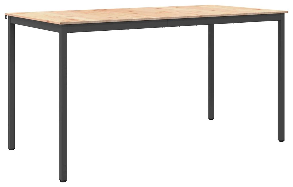 vidaXL Τραπέζι μπαρ Φυσικό 110 x 55 x 105 εκ. Στερεά ξυλεία πεύκου