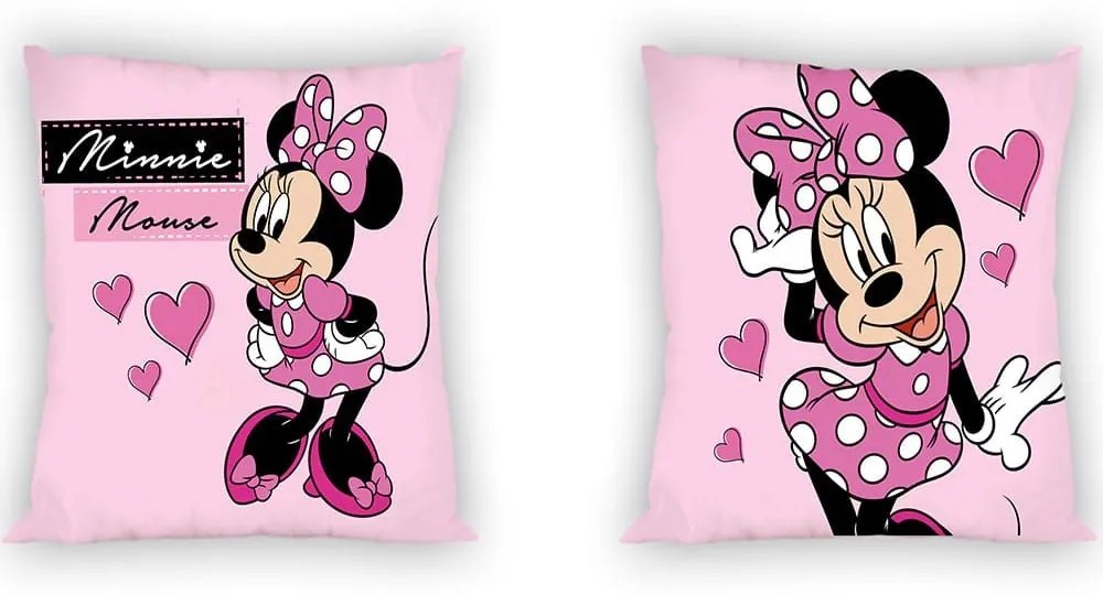 Μαξιλάρι Διακοσμητικό (Με Γέμιση) Παιδικό Disney Minnie 62 Digital Print DimCol 40Χ40 40x40cm Πολυέστερ