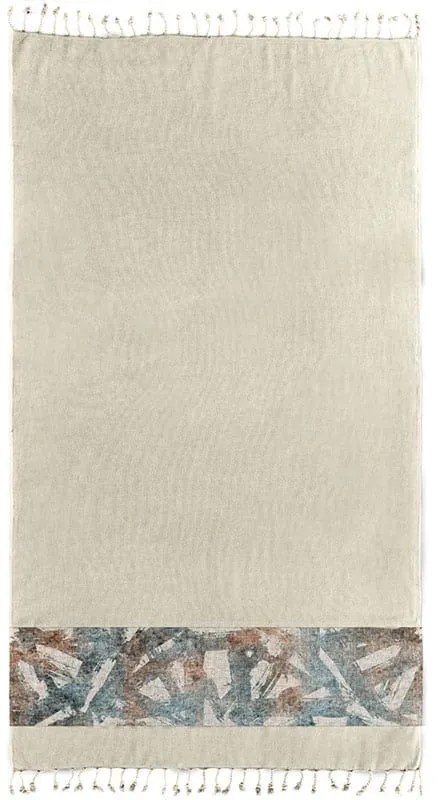 Πετσέτα Θαλάσσης Pestemal 13 Beige Guy Laroche Θαλάσσης 100% Cotton