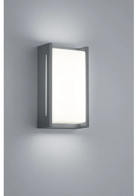 Απλίκα Φωτιστικό Τοίχου 2xLED 4W IP54 Indus 227360142 Trio Lighting-227360142-Ανθρακί 227360142