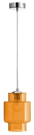 Κρεμαστό Φωτιστικό Οροφής IP20 E27 60W Γυαλί Luma Lighting-114-01021-04-amber-Κεχριμπάρι 114-01021-04-amber