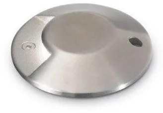 Σποτ Χωνευτό Στεγανό ROCKET-1 PT 3W από ατσάλι Ideal Lux 122014 Ασημί
