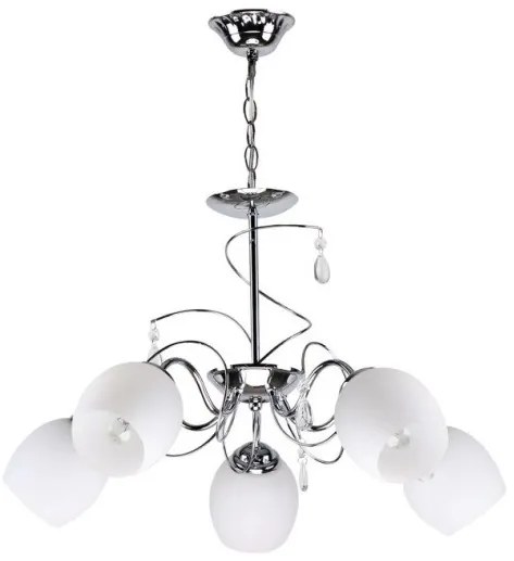 Κρεμαστό Φωτιστικό Οροφής Λευκό FERROW 77-8084 Homelighting-77-8084-Χρώμιο 77-8084