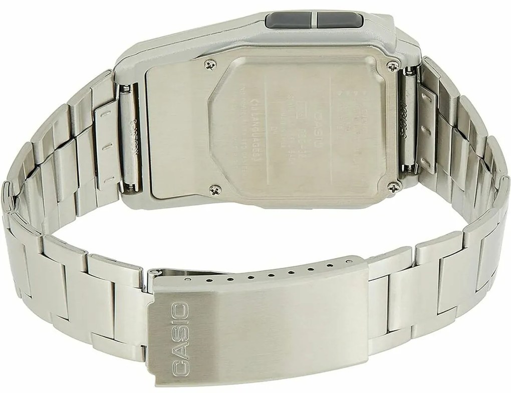 Ανδρικά Ρολόγια Casio DBC-32D-1AES Μαύρο Ασημί