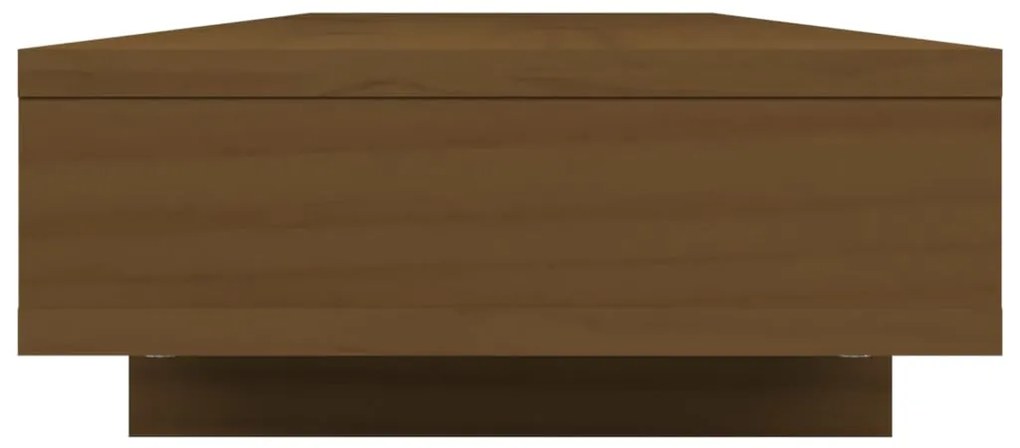 vidaXL Βάση Οθόνης Καφέ Μελί 100 x 27 x 14 εκ. από Μασίφ Ξύλο Πεύκου