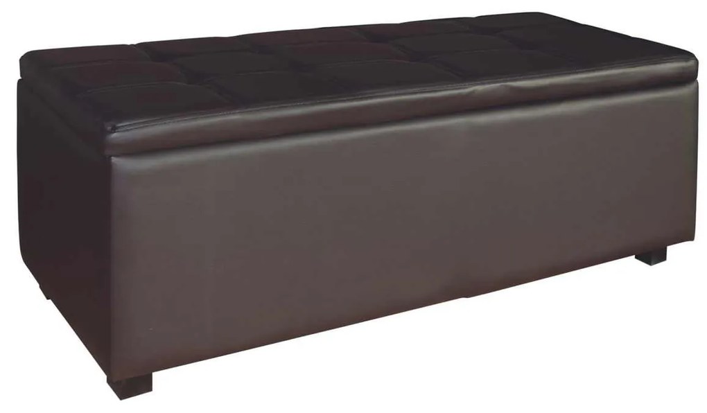 Σκαμπώ Denise Αποθ/κό 113x43 PU Σκ.Καφέ