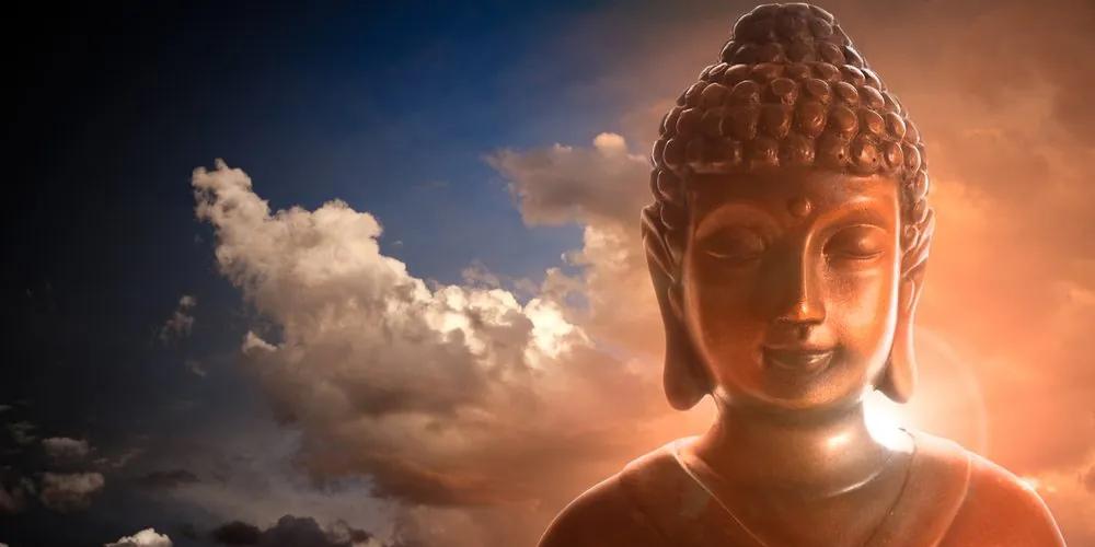 Φανταστείτε τον Βούδα ανάμεσα στα σύννεφα - 100x50