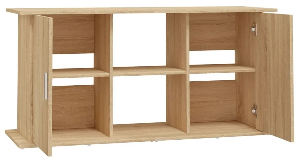 vidaXL Βάση Ενυδρείου Sonoma Δρυς 121x41x58 εκ. από Επεξεργασμένο Ξύλο