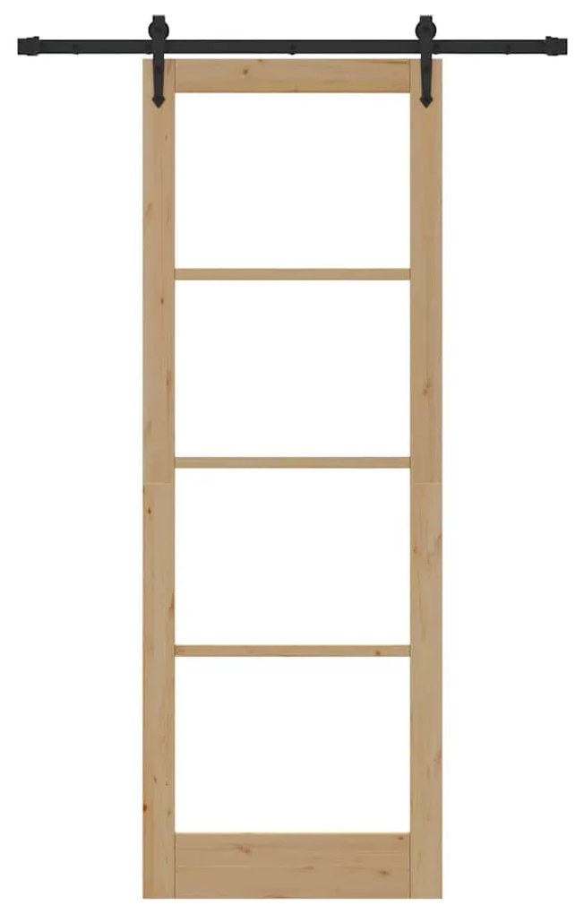 vidaXL Συρόμενη Πόρτα ORKDAL Φυσικό 83 x 232 εκ.