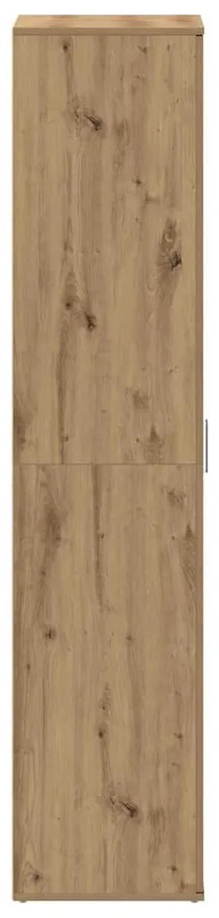 vidaXL Ντουλάπα Παπουτσιών Καφέ 80 x 39 x 180 εκ Επεξεργασμένο ξύλο