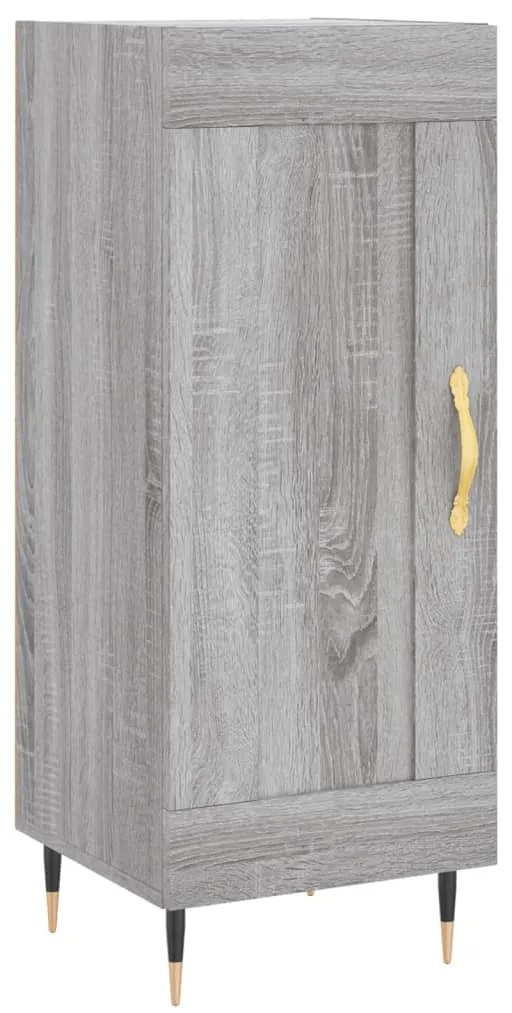 vidaXL Ντουλάπι Γκρι Sonoma 34,5x34x90 εκ. από Επεξεργασμένο Ξύλο