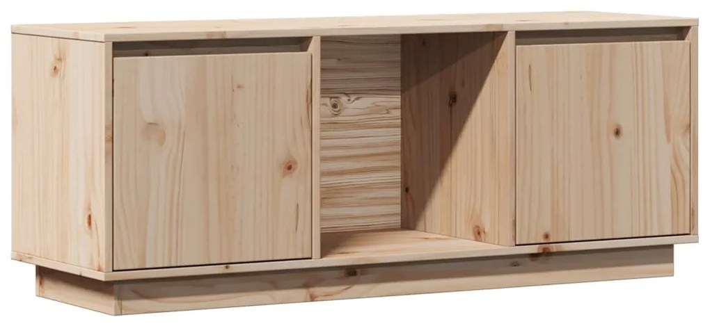vidaXL Έπιπλο Τηλεόρασης 110,5 x 35 x 44 εκ. από Μασίφ Ξύλο Πεύκου
