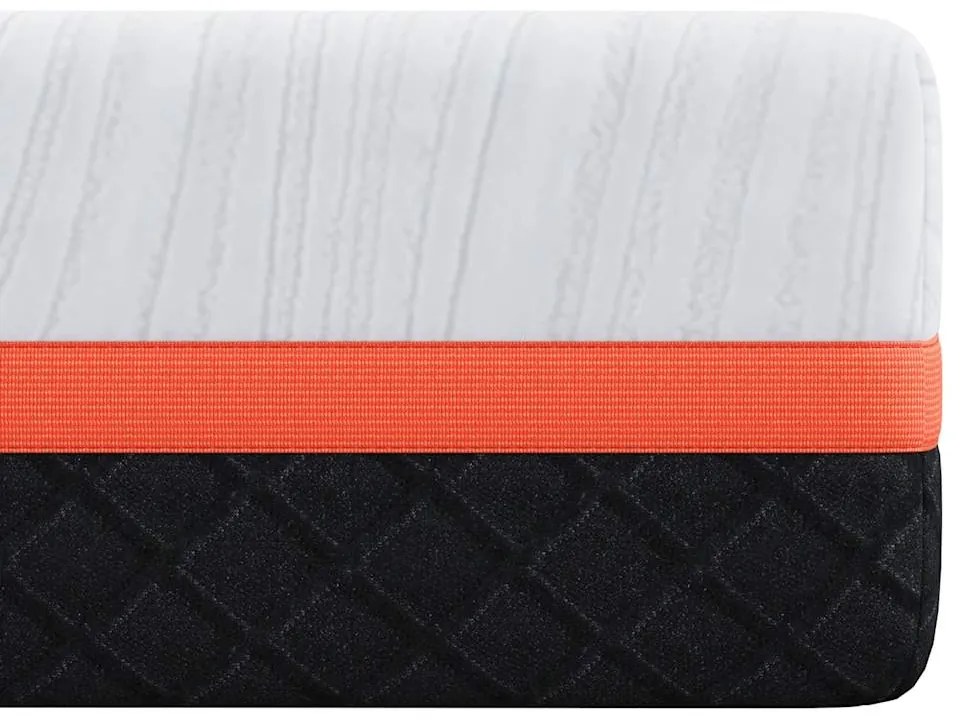 vidaXL Στρώμα Λευκό και Γκρι 70 x 200 cm Pěna