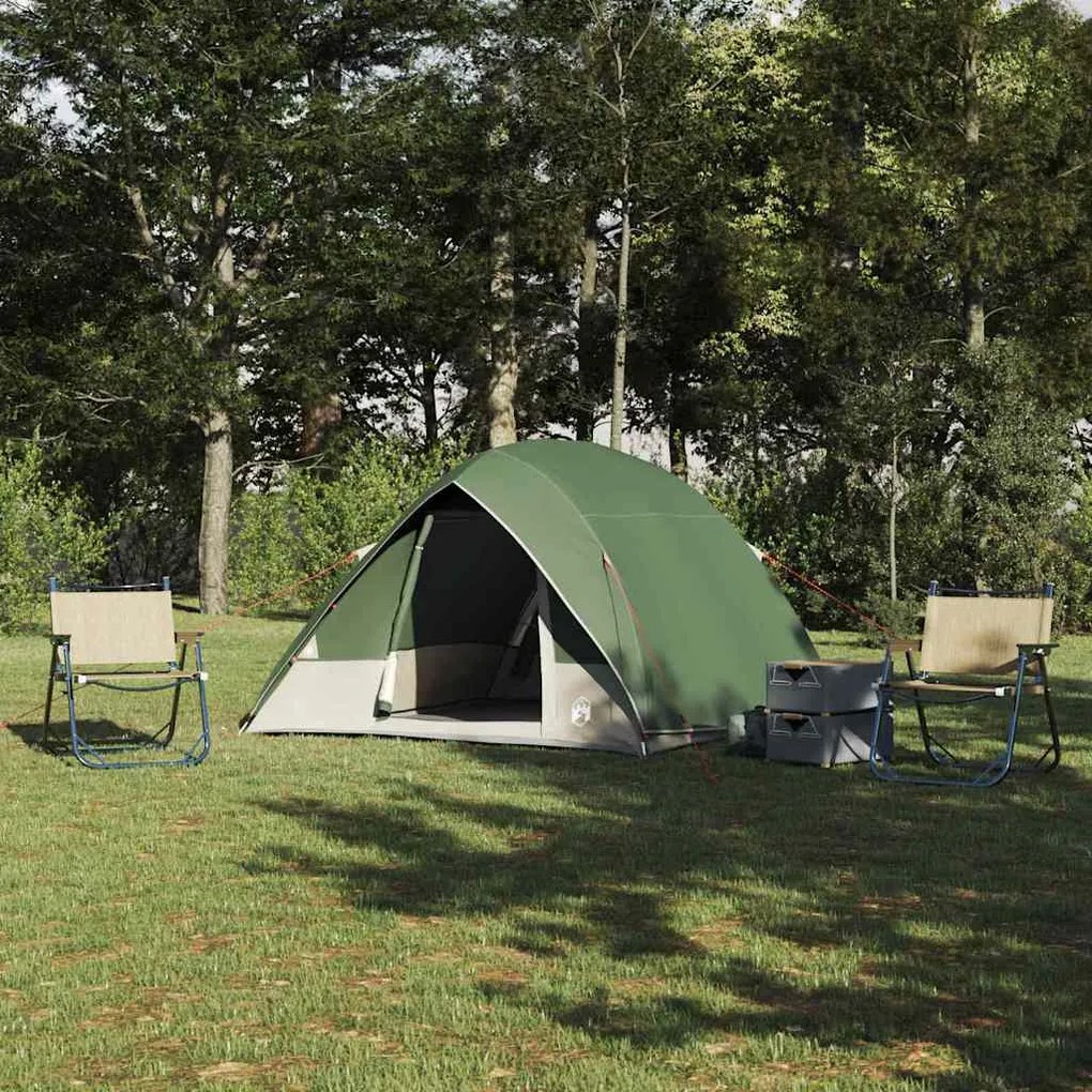 vidaXL Σκηνή Camping Πράσινο 275 x 230 x 140 εκ. Πολυεστέρας