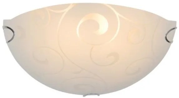 Απλίκα Φωτιστικό Τοίχου Φ30CM CHAPLIN AD9947062 ACA-AD9947062-Λευκό AD9947062