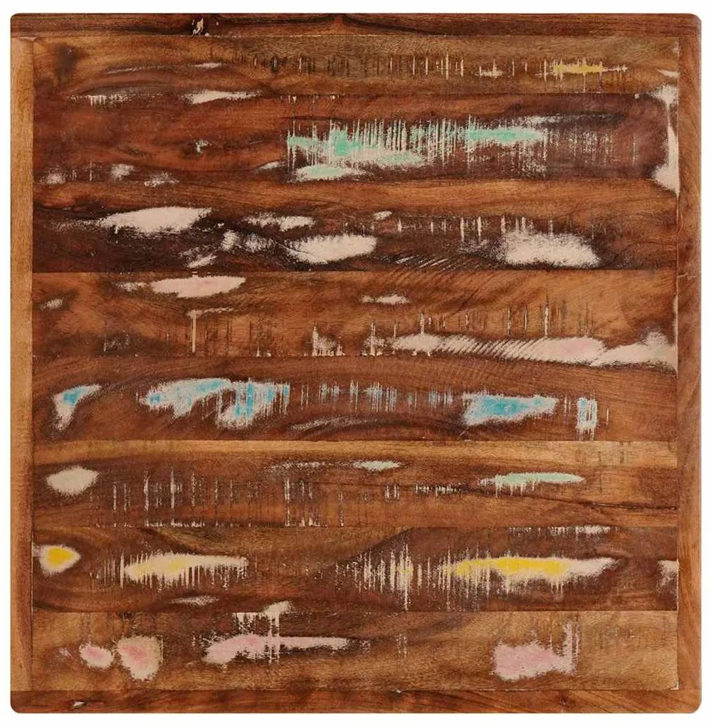 vidaXL Τραπέζι Bistro Καφέ 50 x 50 x 76 εκ Στερεό Ανακτηθέν Ξύλο