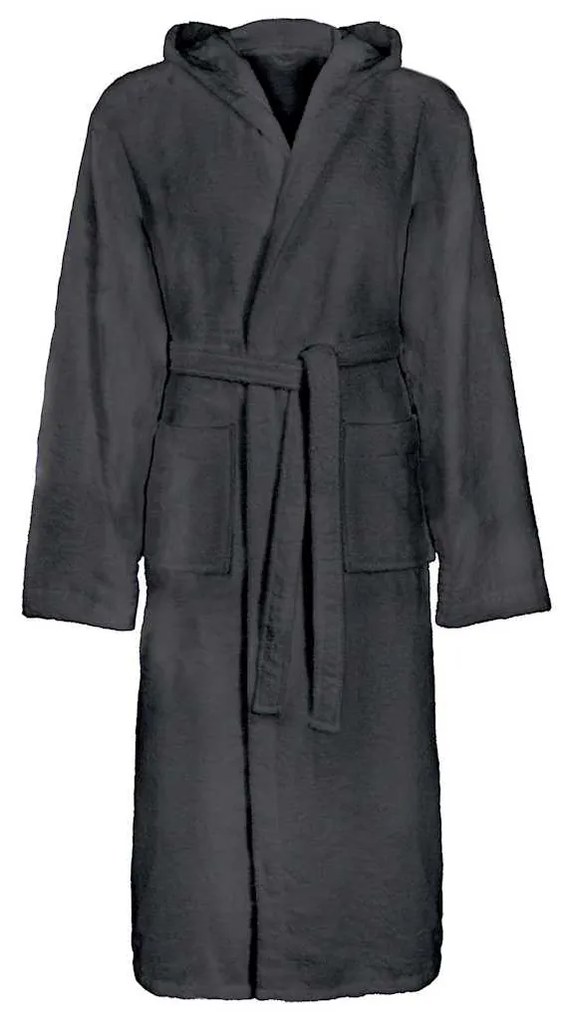 vidaXL Μπουρνούζι KINN Ανθρακί XXL Βαμβάκι