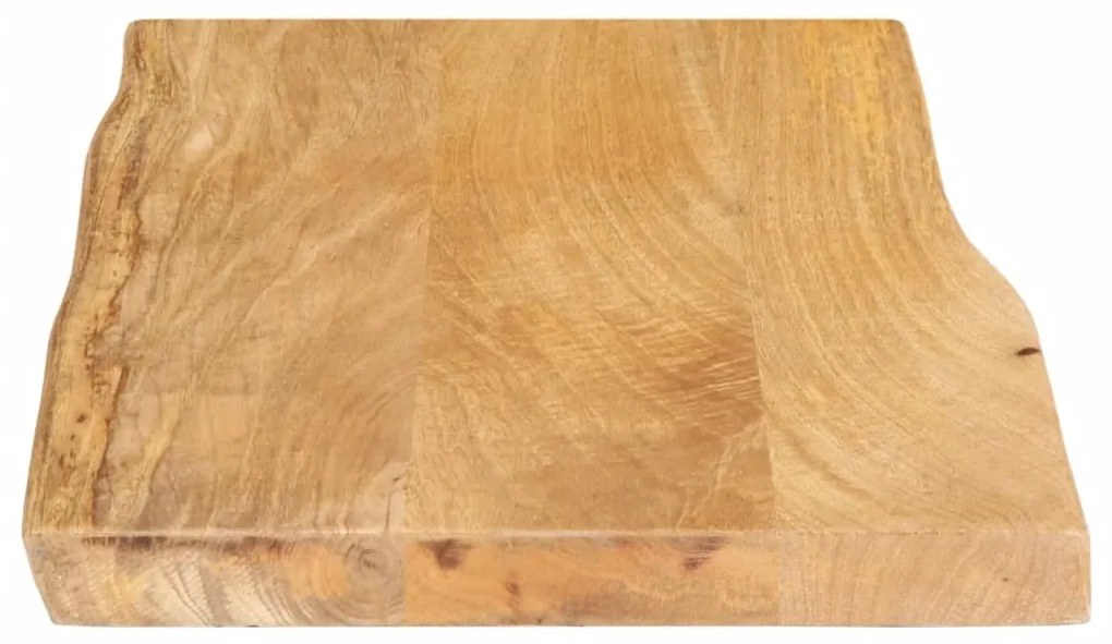 vidaXL Επιφάνεια Τραπεζιού 60x40x3,8 εκ. Live Edge Μασίφ Ξύλο Μάνγκο