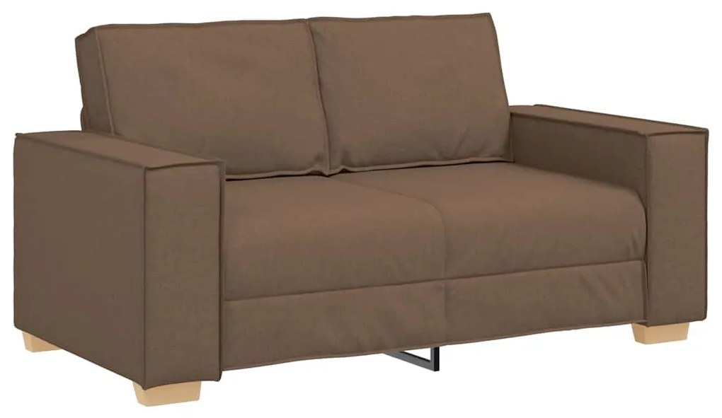 vidaXL Σετ Καναπέ με μαξιλάρι 3 pcs Καφέ 220 x 78 x 84 εκ. ύφασμα