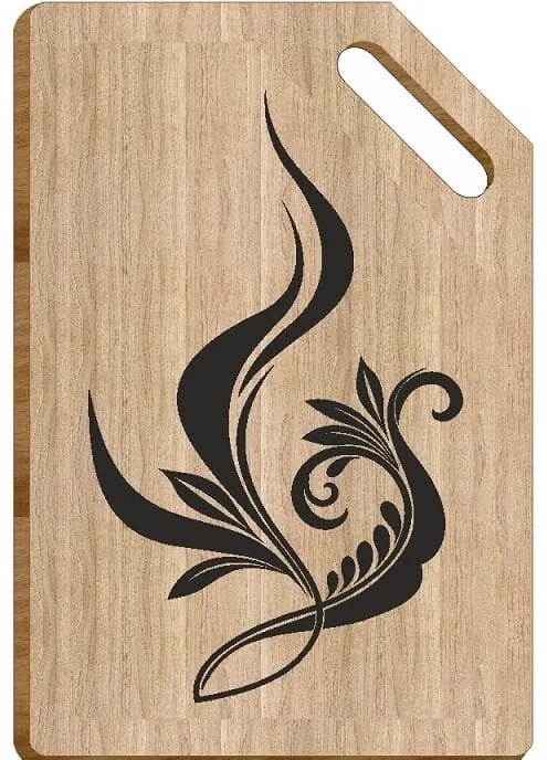 Intra απο ξύλο plywood 3mm-4mm πάχος – Σανίδα Κοπής Κουζίνας με ξύλο Σχέδια Χαρακτικής 40x45 cm INTRAVECTRY-MY555094