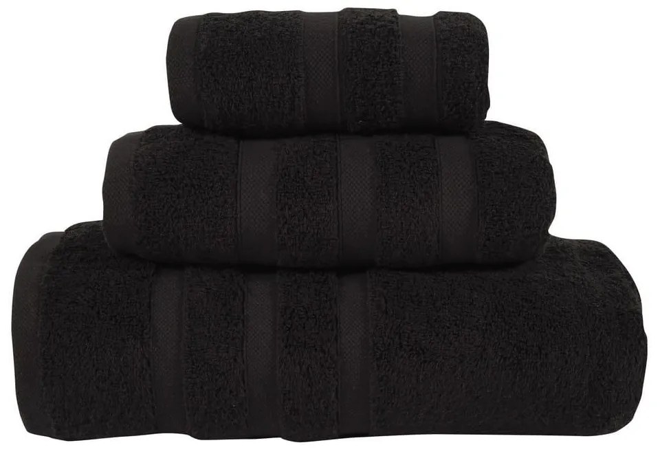 Πετσέτα Prestige 1173 Black Das Home Σώματος 80x150cm 100% Βαμβάκι