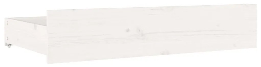Πλαίσιο Κρεβατιού Συρτάρια Λευκό 180 x 200 εκ Super King Size - Λευκό