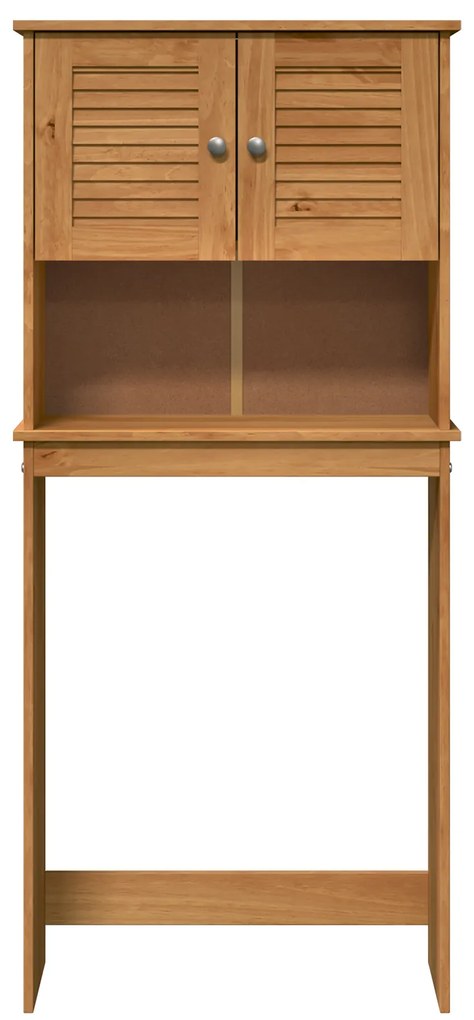 vidaXL Ντουλάπα Πλυντηρίου με ράφι καφέ μελί 72.5 x 27 x 161 εκ
