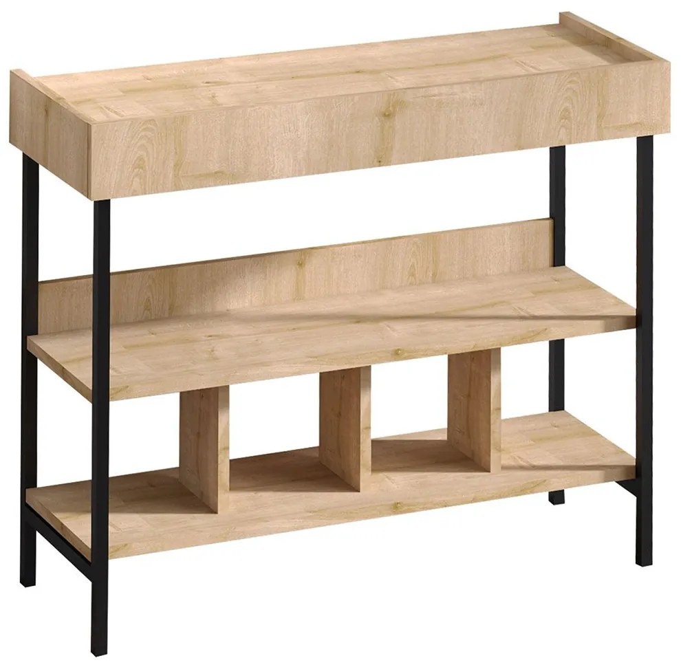Κονσόλα Nelly 393MRD1111 103x35x82cm Anthracite-Oak