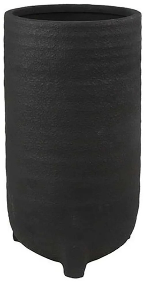 Κασπώ Με Πόδια 013.799335 Φ20,5x38,5cm Black Ceramic