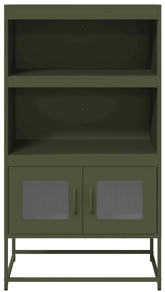 HIGHBOARD ΕΛΑΙΟΠΡΑΣΙΝΟ 68X39X123 CM ΑΤΣΑΛΙ 853372