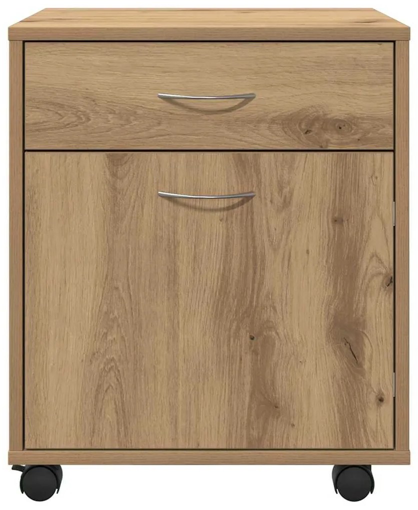vidaXL Τροχήλατο ντουλάπι Artisan Oak 45x38x54 cm Κατασκευασμένο ξύλο